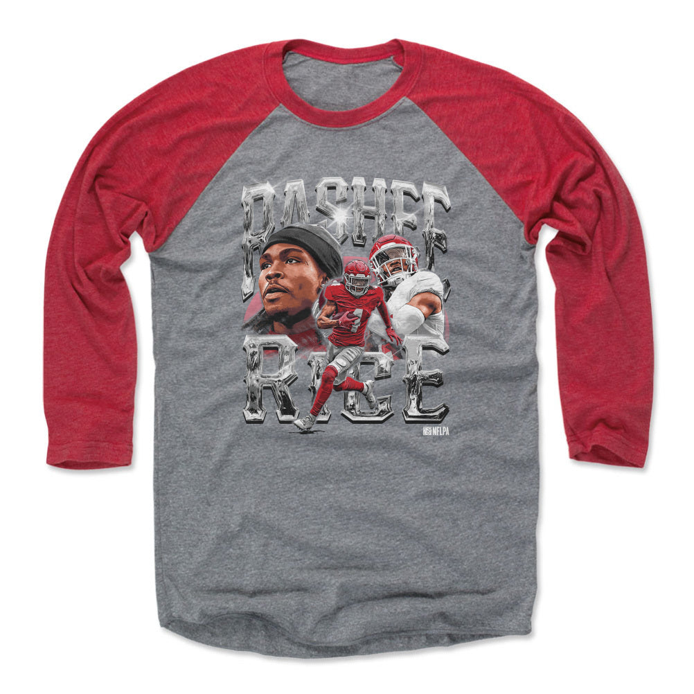 Rashee Rice Men&#39;s Baseball T-Shirt | 500 LEVEL