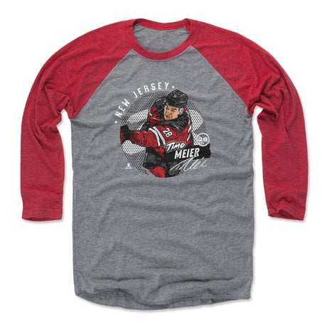 Timo Meier Men's Baseball T-Shirt | 500 LEVEL