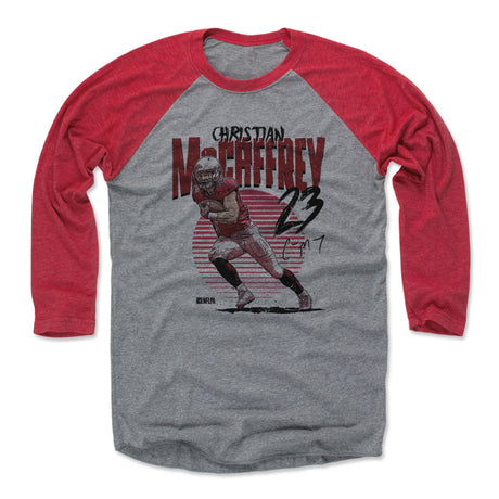Christian McCaffrey Men's Baseball T-Shirt | 500 LEVEL