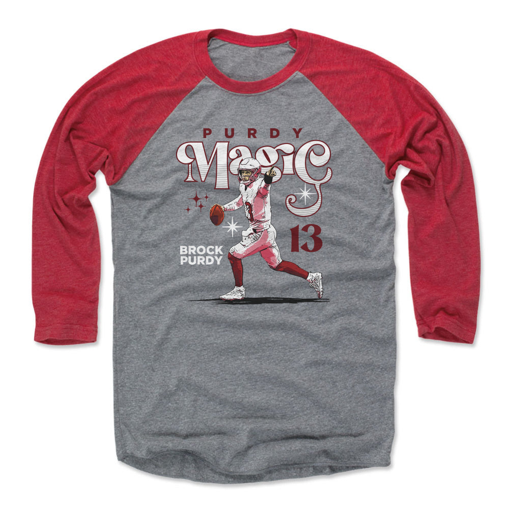 Brock Purdy Men&#39;s Baseball T-Shirt | 500 LEVEL