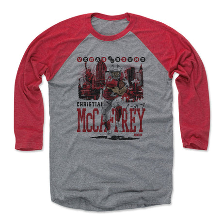 Christian McCaffrey Men's Baseball T-Shirt | 500 LEVEL