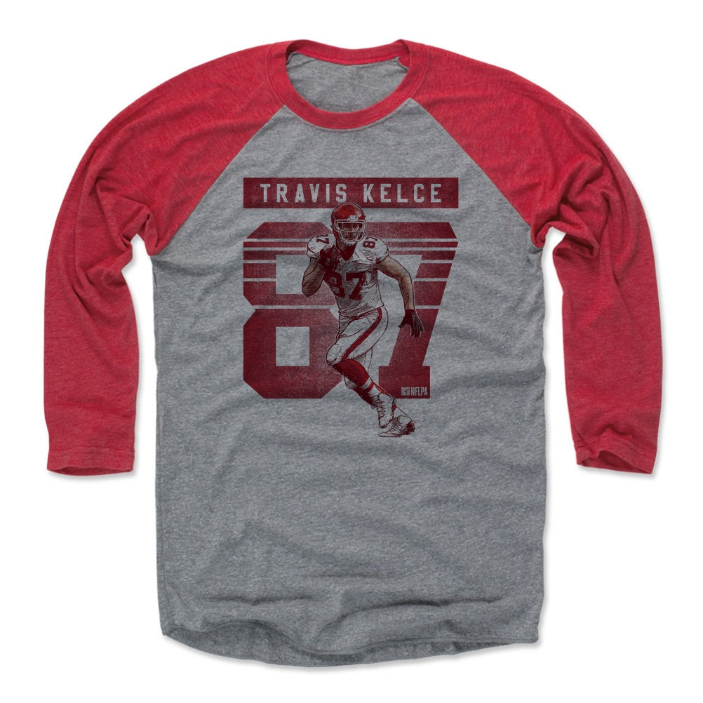 Travis Kelce Men's Baseball T-Shirt | 500 LEVEL
