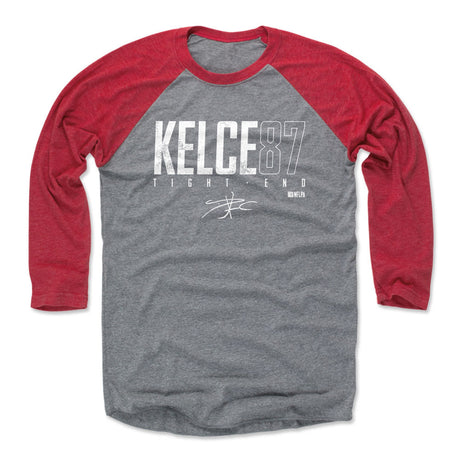 Travis Kelce Men's Baseball T-Shirt | 500 LEVEL
