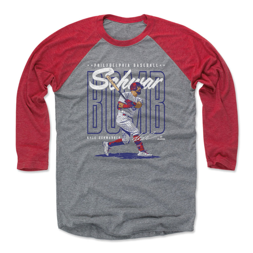 Kyle Schwarber Men&#39;s Baseball T-Shirt | 500 LEVEL