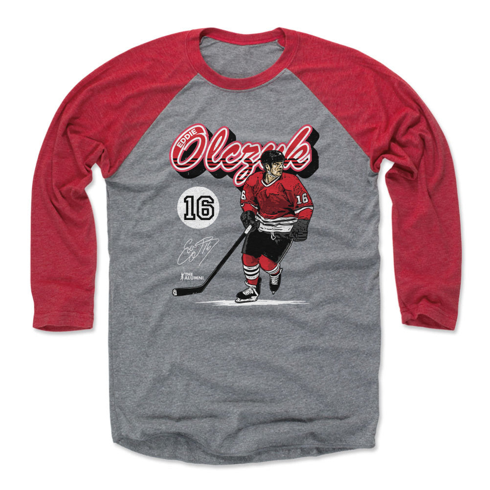 Eddie Olczyk Men's Baseball T-Shirt | 500 LEVEL