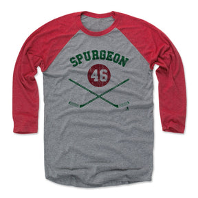Jared Spurgeon Men's Baseball T-Shirt | 500 LEVEL