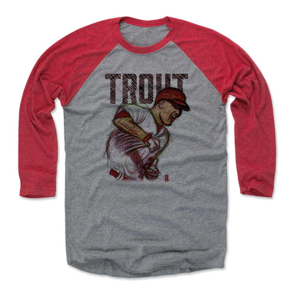 Mike Trout Men&#39;s Baseball T-Shirt | 500 LEVEL