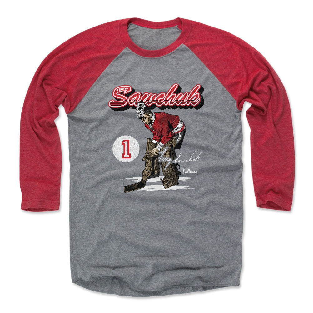 Terry Sawchuk Men's Baseball T-Shirt | 500 LEVEL