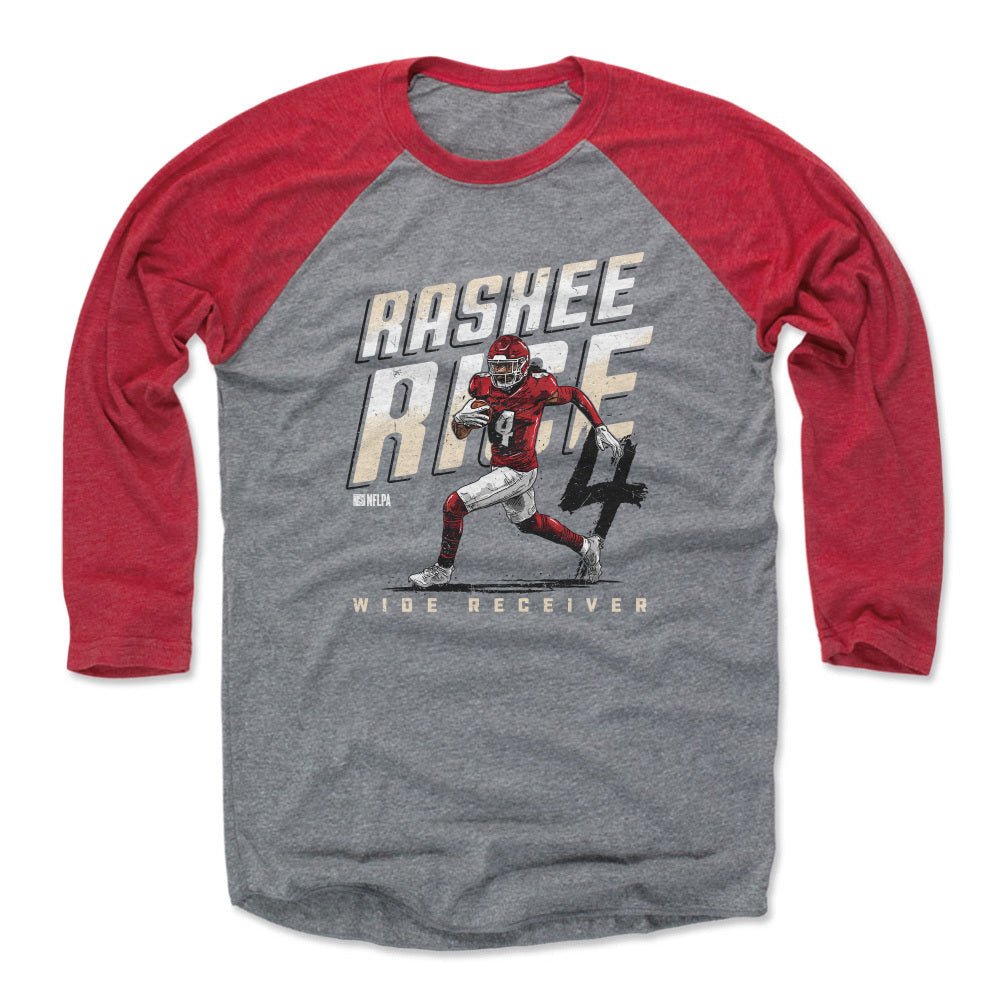 Rashee Rice Men&#39;s Baseball T-Shirt | 500 LEVEL