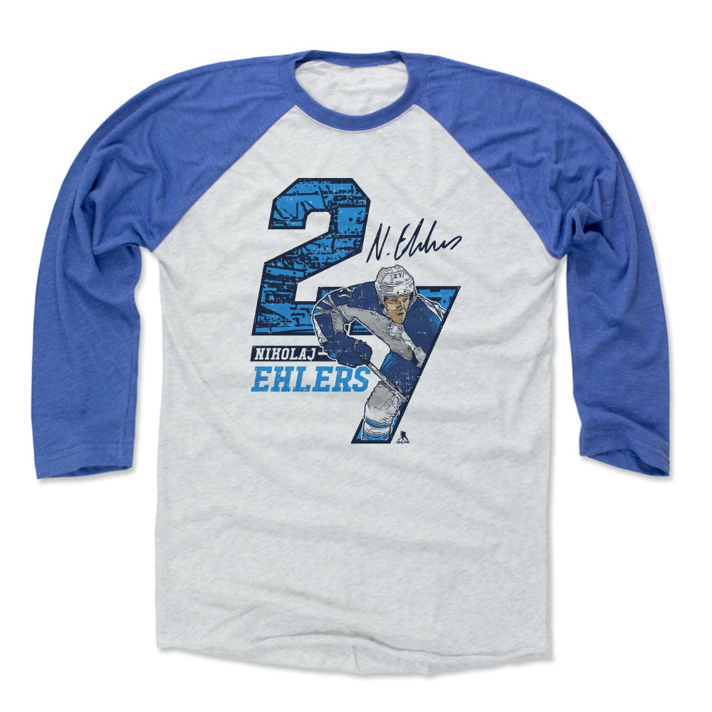 Nikolaj Ehlers Men&#39;s Baseball T-Shirt | 500 LEVEL