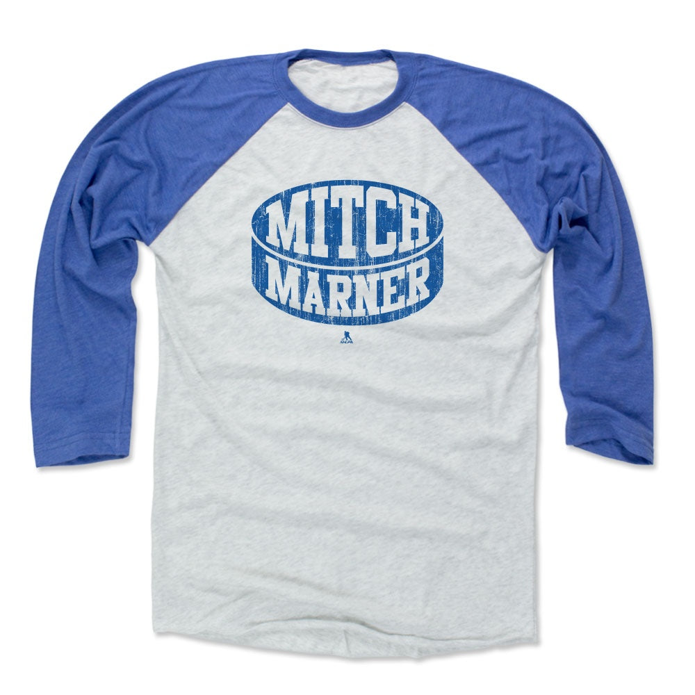 Mitch Marner Men's Cotton T-Shirt - Royal Blue - Toronto | 500 Level