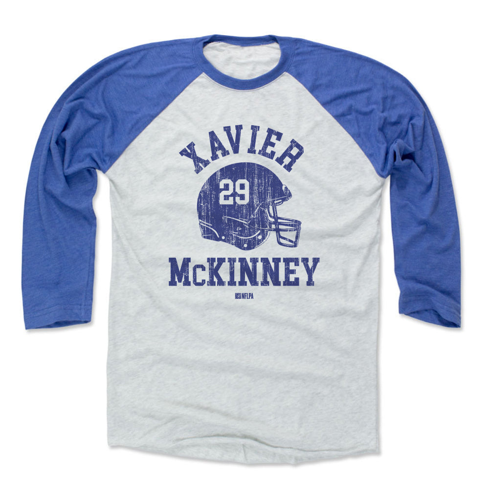 Xavier McKinney Men&#39;s Baseball T-Shirt | 500 LEVEL