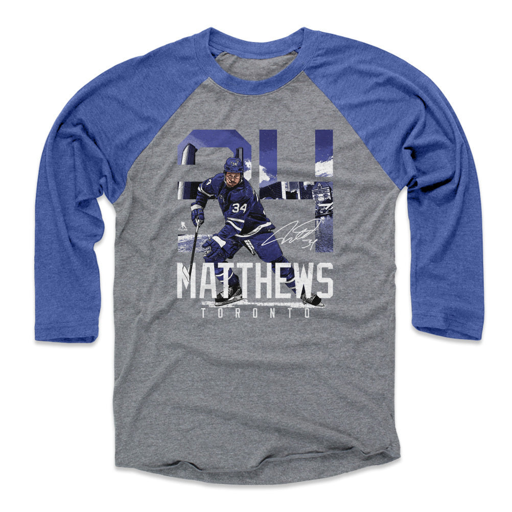 Auston Matthews Men's Baseball T-Shirt | 500 LEVEL