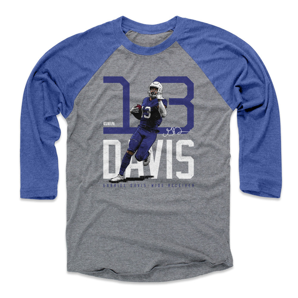Gabriel Davis Men&#39;s Baseball T-Shirt | 500 LEVEL