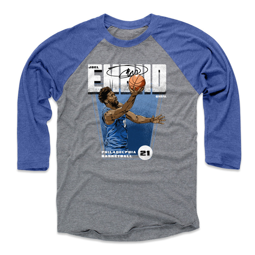 Joel Embiid Men&#39;s Baseball T-Shirt | 500 LEVEL
