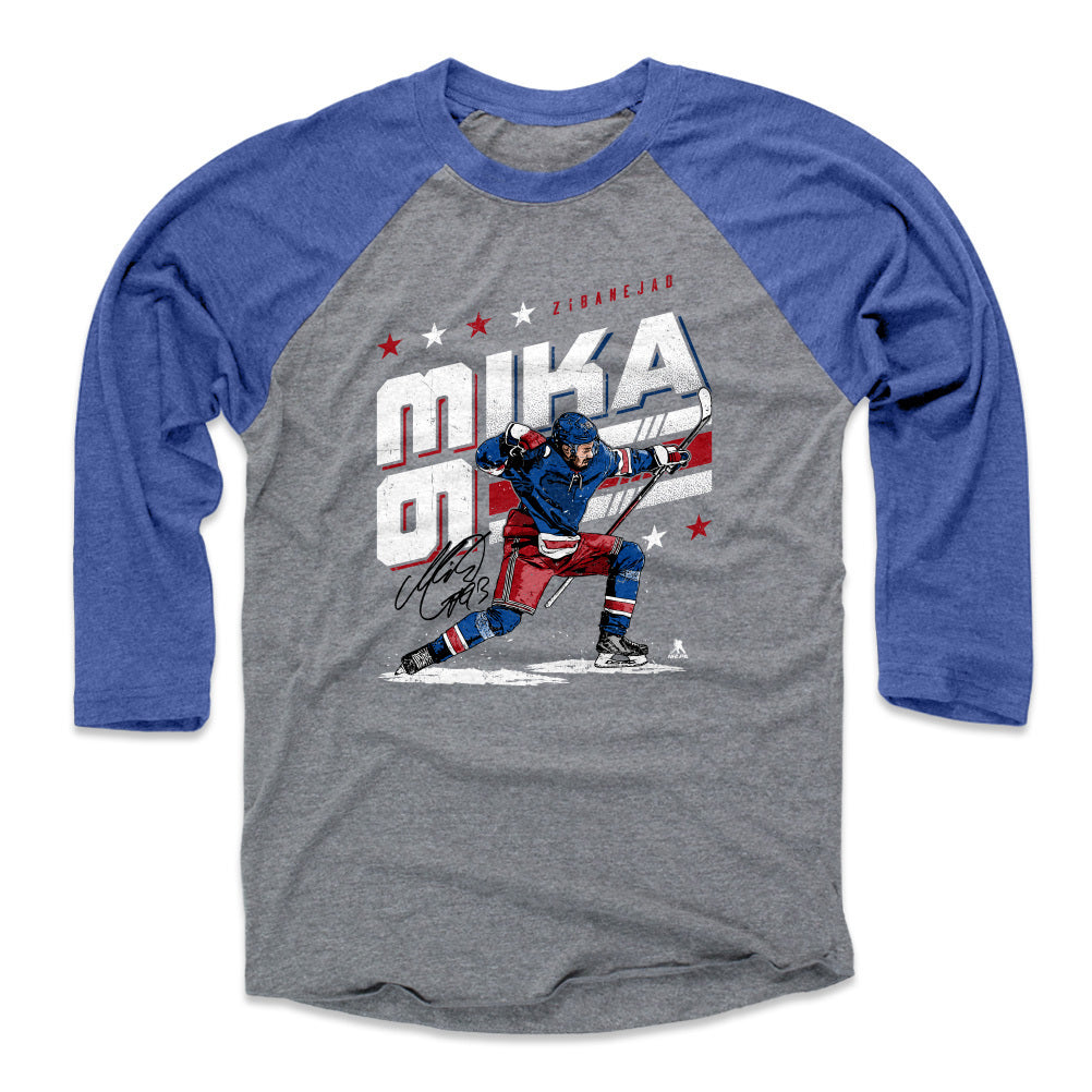 Mika Zibanejad Men's Baseball T-Shirt | 500 LEVEL