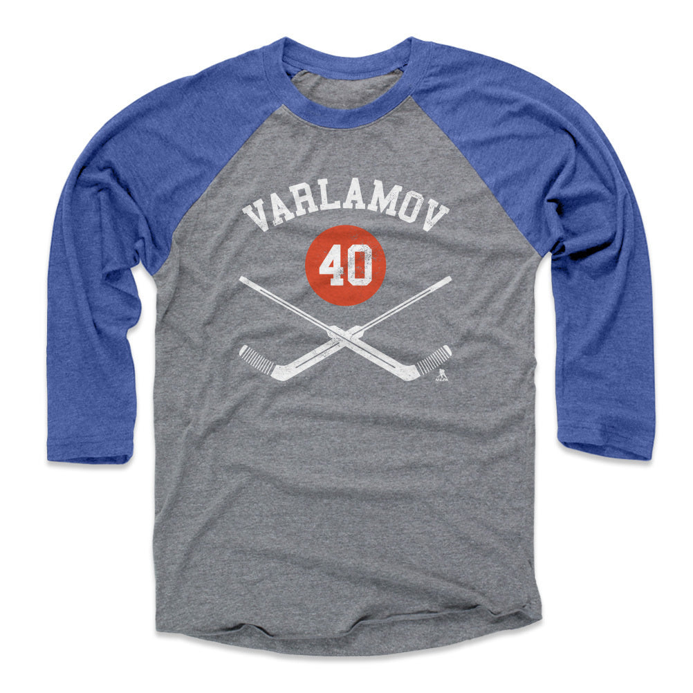 Semyon Varlamov Men&#39;s Baseball T-Shirt | 500 LEVEL
