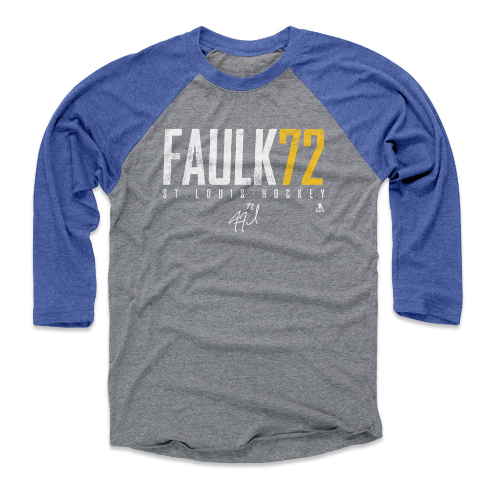 Justin Faulk Men&#39;s Baseball T-Shirt | 500 LEVEL