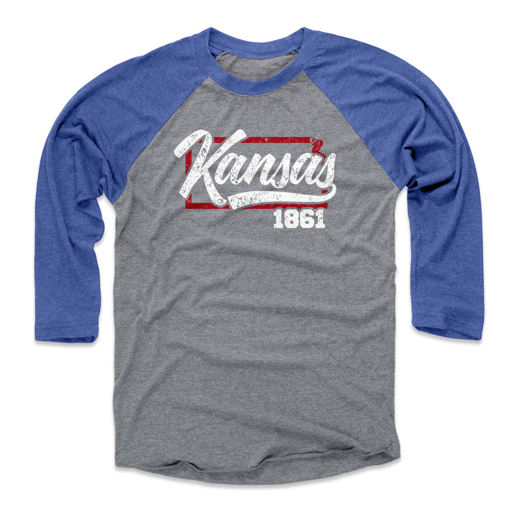 Kansas Men&#39;s Baseball T-Shirt | 500 LEVEL