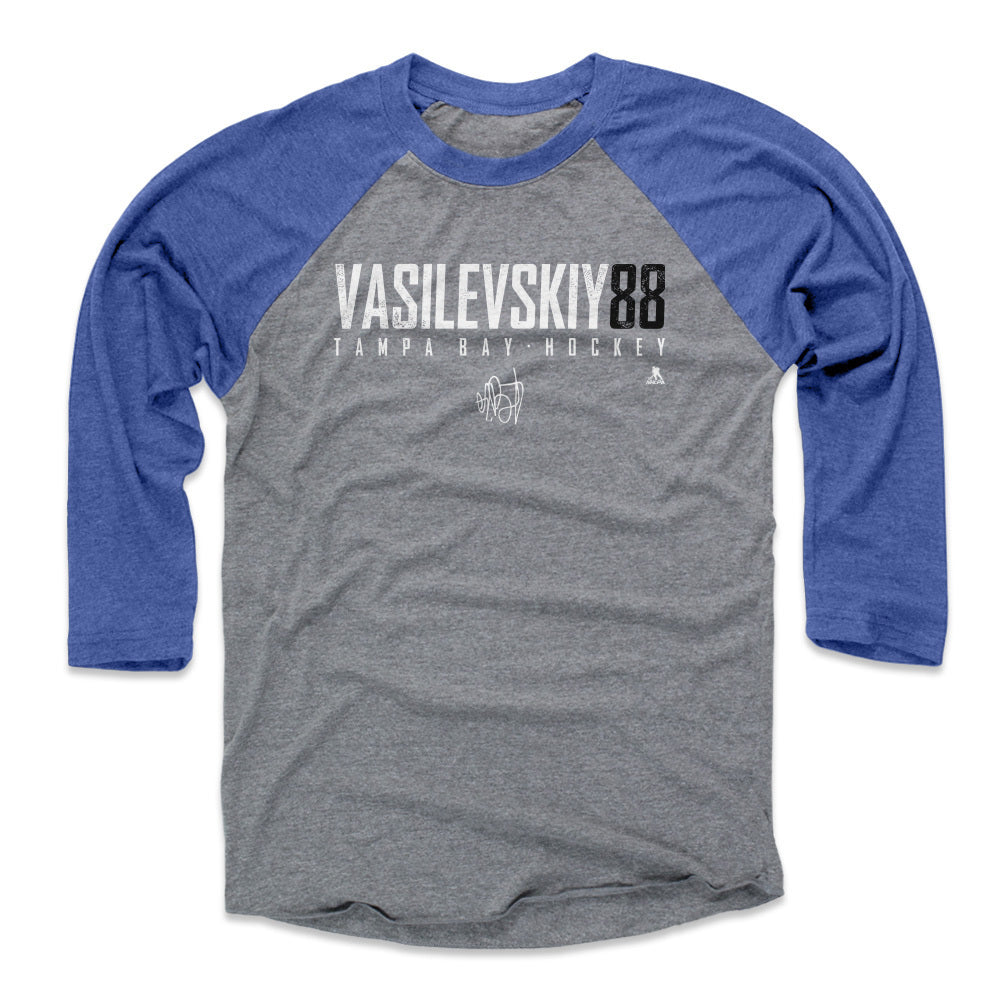 Tampa Bay Lightning Andrei Vasilevskiy Men's Crewneck Sweatshirt - Heather Gray - Tampa Bay | 500 Level