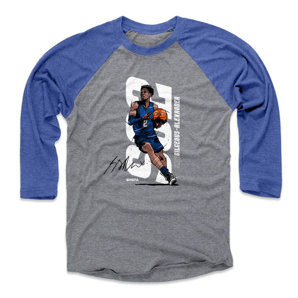 Shai Gilgeous-Alexander Men's Baseball T-Shirt | 500 LEVEL