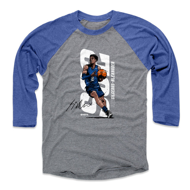 Shai Gilgeous-Alexander Men's Baseball T-Shirt | 500 LEVEL