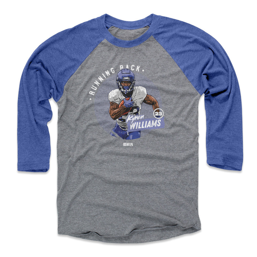 Kyren Williams Men&#39;s Baseball T-Shirt | 500 LEVEL