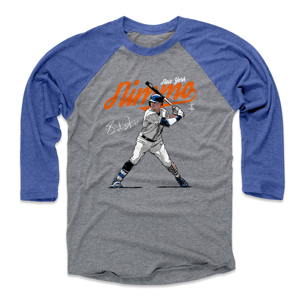 Brandon Nimmo Men&#39;s Baseball T-Shirt | 500 LEVEL
