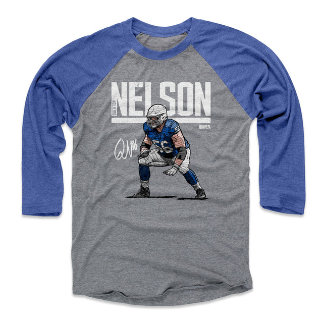 Quenton Nelson Men's Baseball T-Shirt | 500 LEVEL