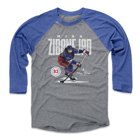 Mika Zibanejad Men's Baseball T-Shirt | 500 LEVEL