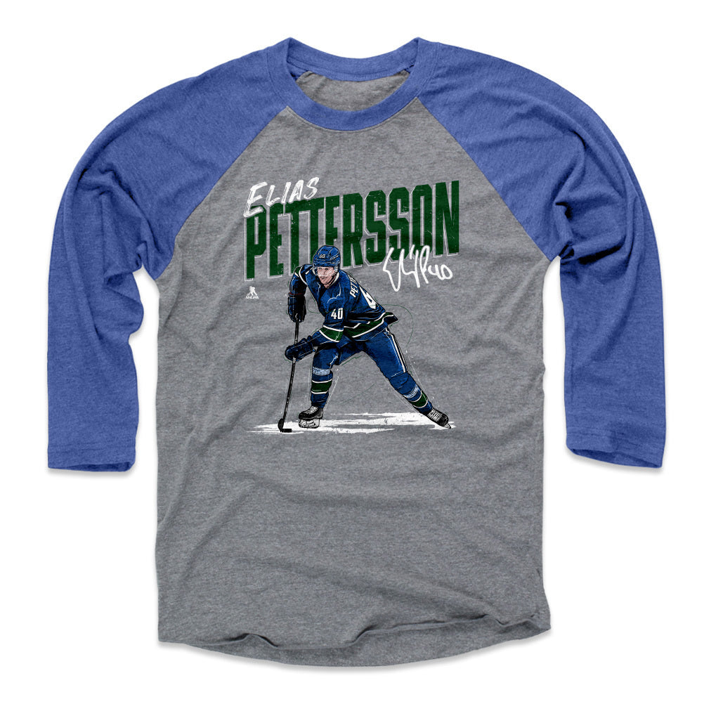 Elias Pettersson Men&#39;s Baseball T-Shirt | 500 LEVEL