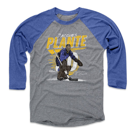 Jacques Plante Men's Baseball T-Shirt | 500 LEVEL