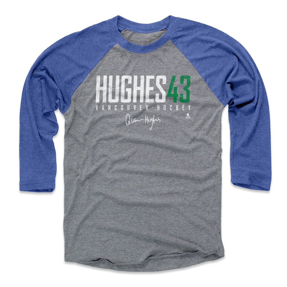 Quinn Hughes Men&#39;s Baseball T-Shirt | 500 LEVEL