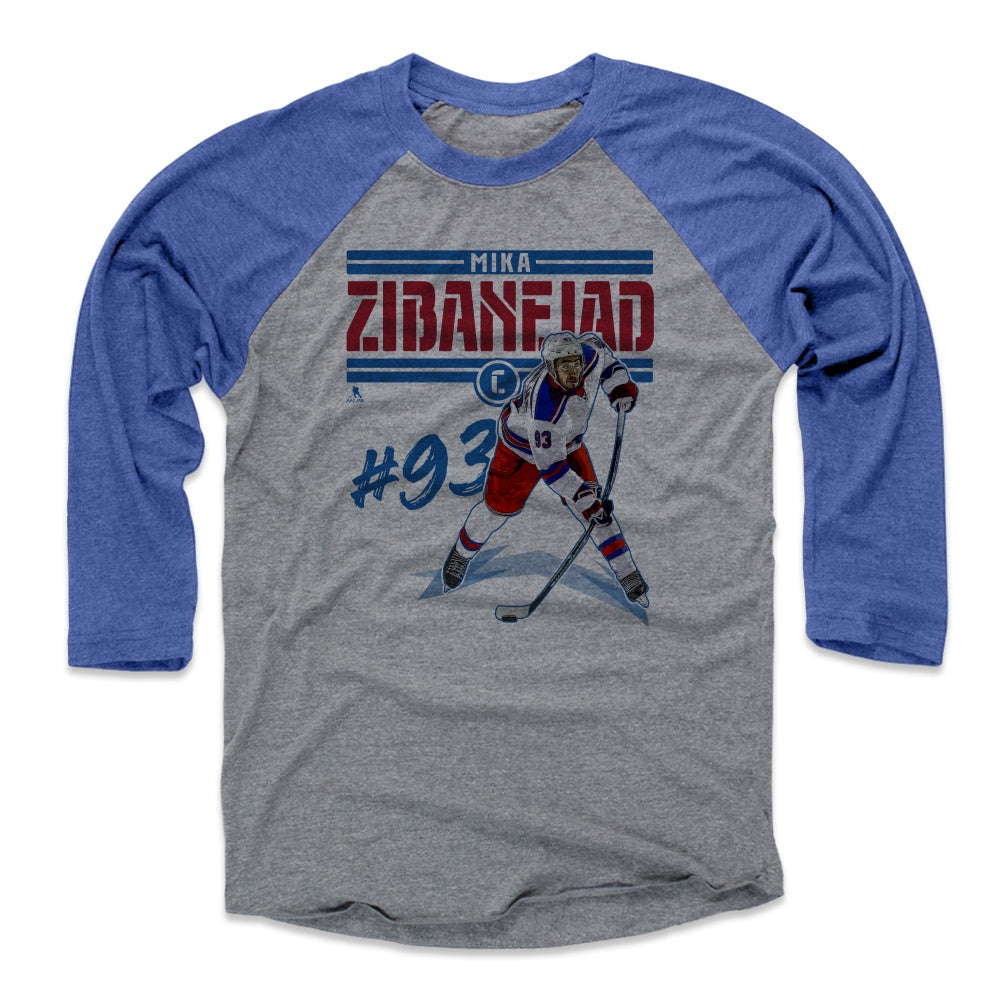 Mika Zibanejad Men's Baseball T-Shirt | 500 LEVEL