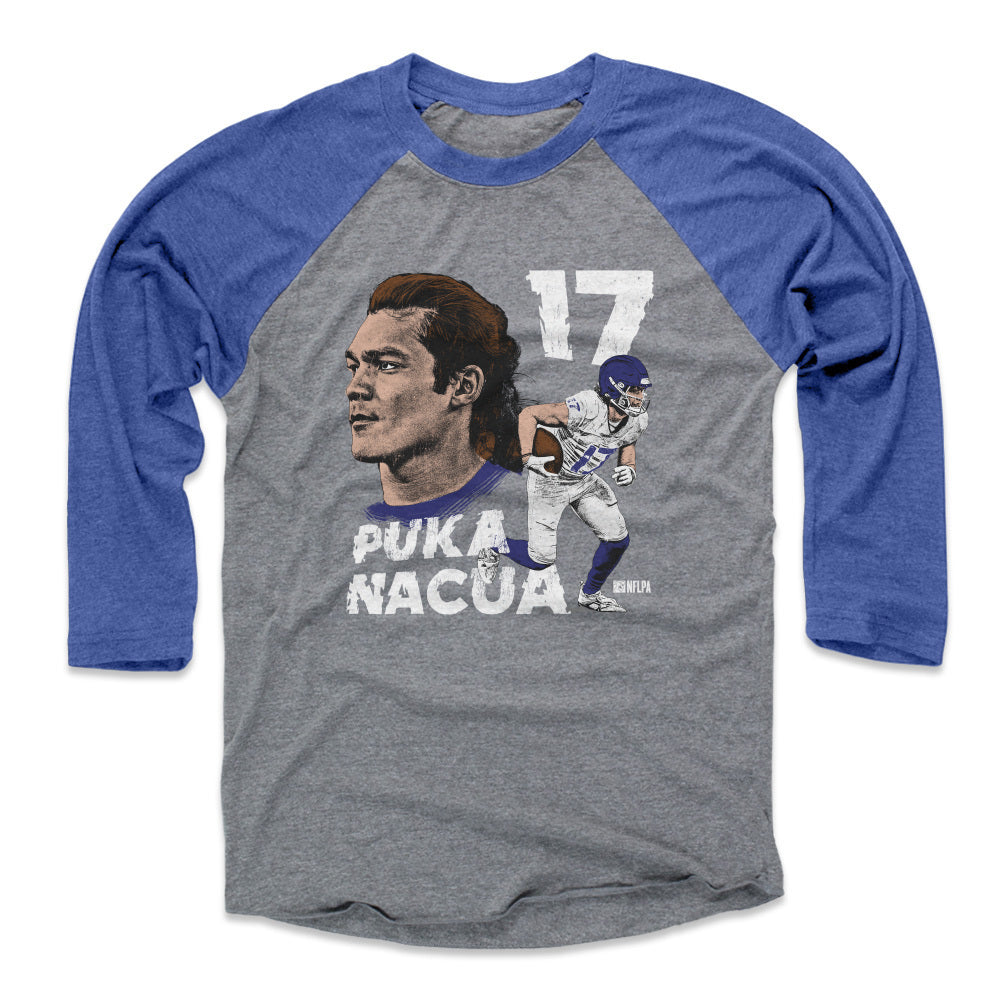 Puka Nacua Men&#39;s Baseball T-Shirt | 500 LEVEL
