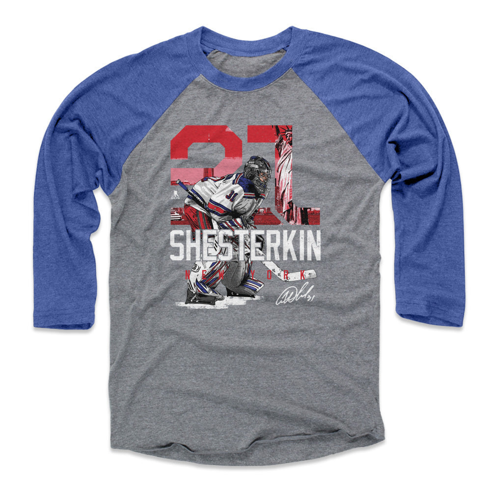 Igor Shesterkin Men&#39;s Baseball T-Shirt | 500 LEVEL