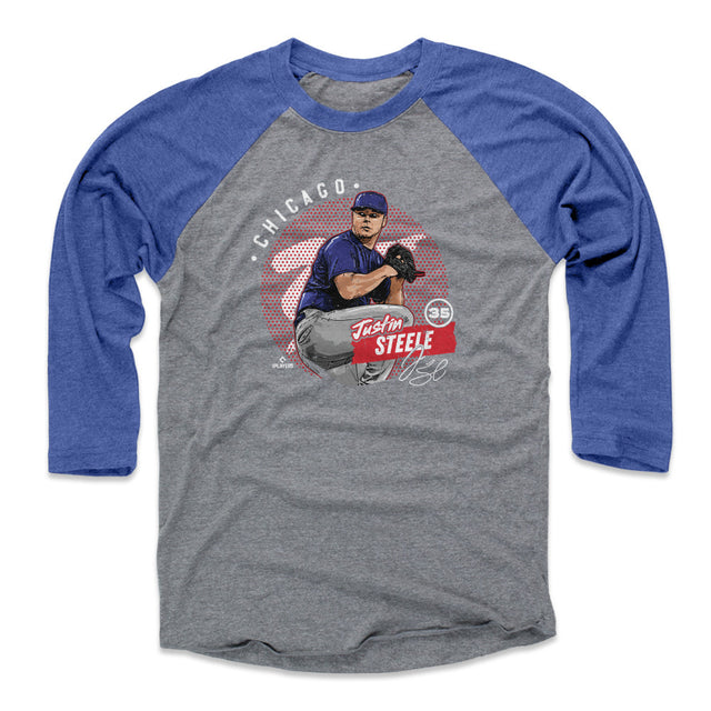 Justin Steele Men's Baseball T-Shirt | 500 LEVEL