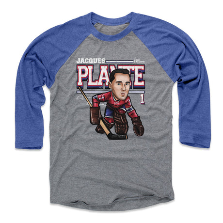 Jacques Plante Men's Baseball T-Shirt | 500 LEVEL