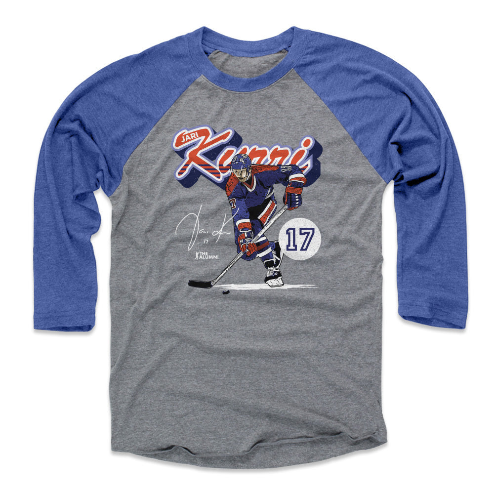 Jari Kurri Men&#39;s Baseball T-Shirt | 500 LEVEL