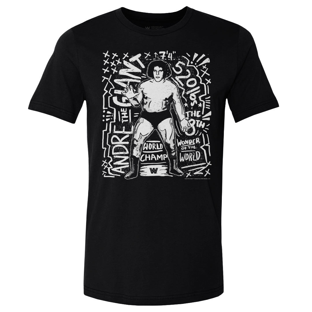 Andre The Giant Men&#39;s Cotton T-Shirt | 500 LEVEL