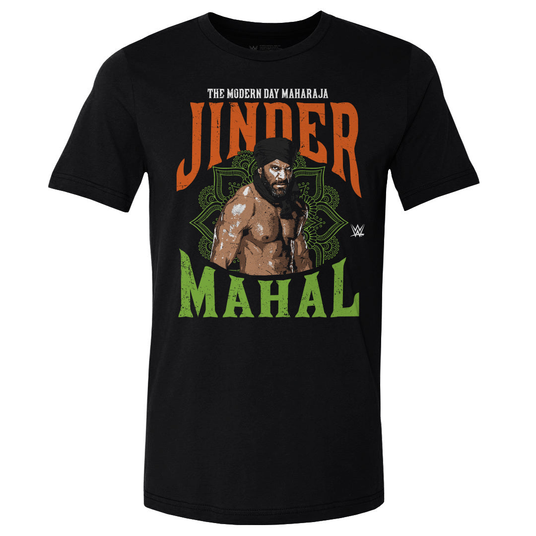 Jinder Mahal Men&#39;s Cotton T-Shirt | 500 LEVEL
