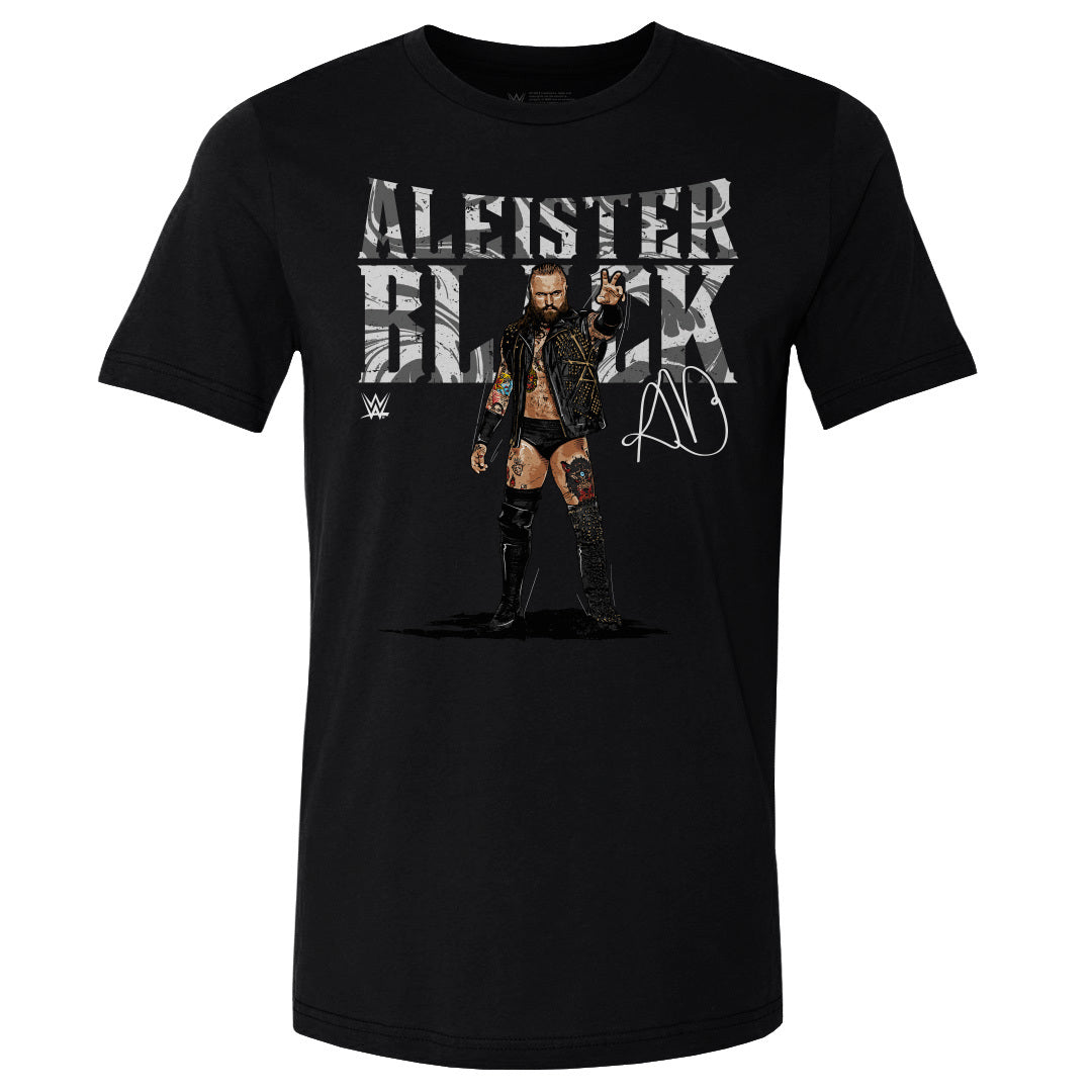 Aleister Black Men&#39;s Cotton T-Shirt | 500 LEVEL