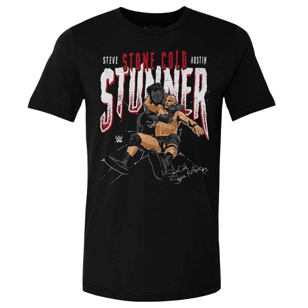 Stone Cold Steve Austin Men&#39;s Cotton T-Shirt | 500 LEVEL