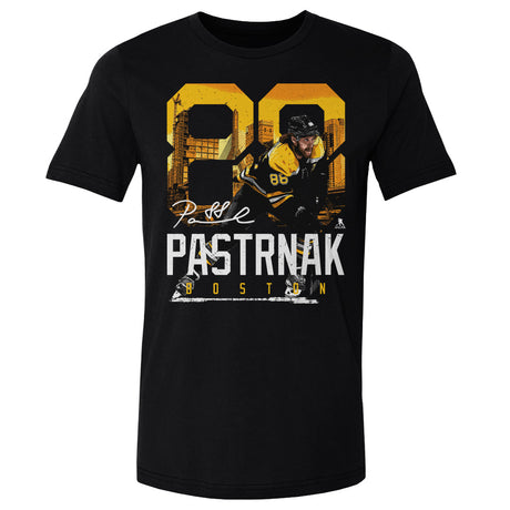 David Pastrnak Men's Cotton T-Shirt | 500 LEVEL