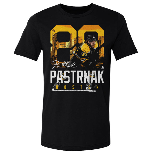 David Pastrnak Men's Cotton T-Shirt | 500 LEVEL