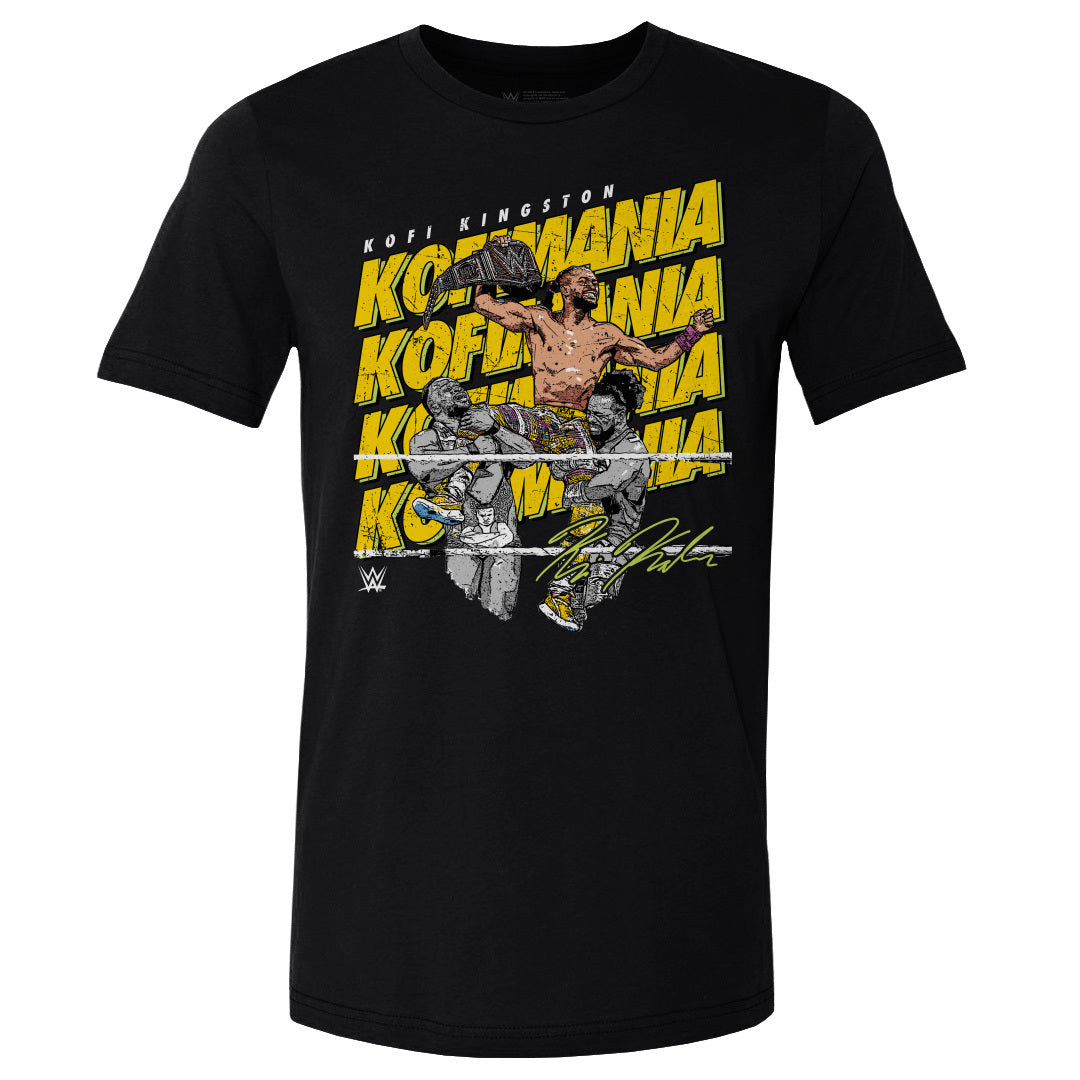 Kofi Kingston Men&#39;s Cotton T-Shirt | 500 LEVEL