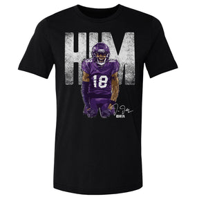 Justin Jefferson Men's Cotton T-Shirt | 500 LEVEL