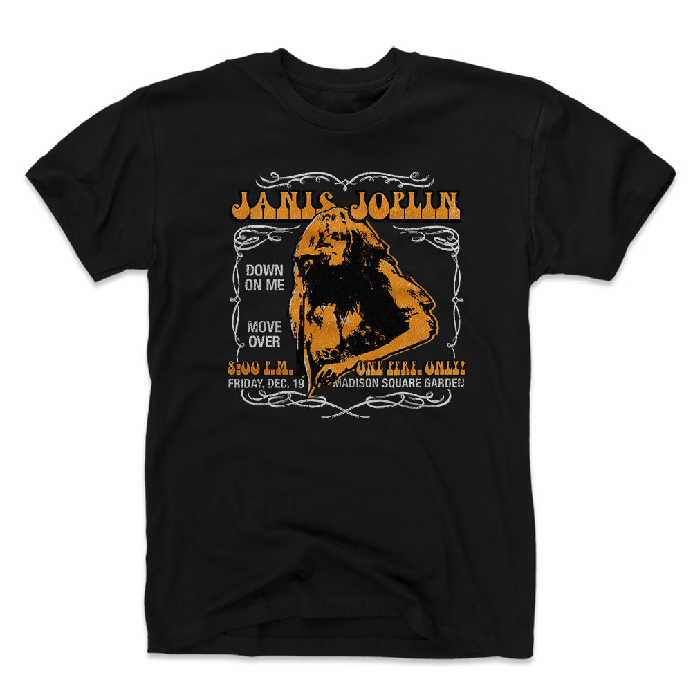 Janis Joplin Men's Cotton T-Shirt | 500 LEVEL