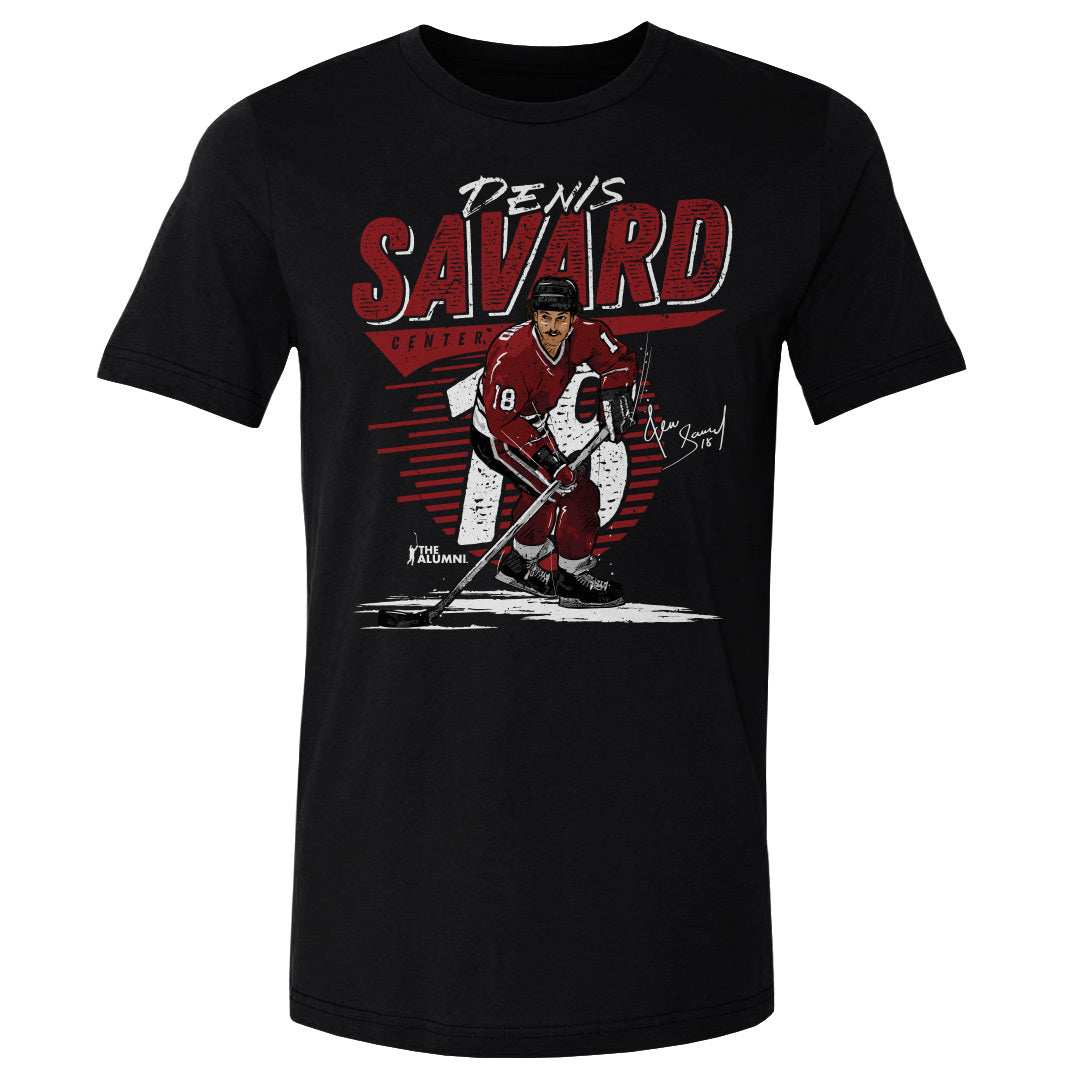 Denis Savard Men's Cotton T-Shirt | 500 LEVEL