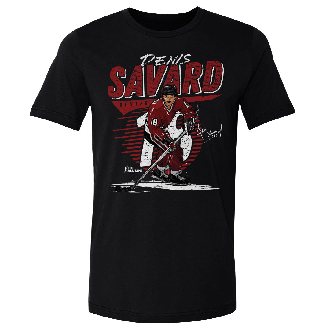 Denis Savard Men&#39;s Cotton T-Shirt | 500 LEVEL